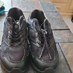 DREW Black Mesh Athletic Shoes